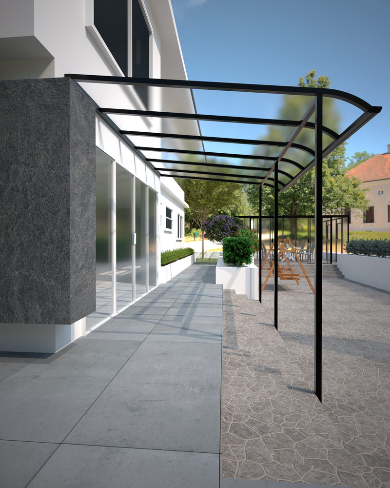 Polycarbonate patio canopy